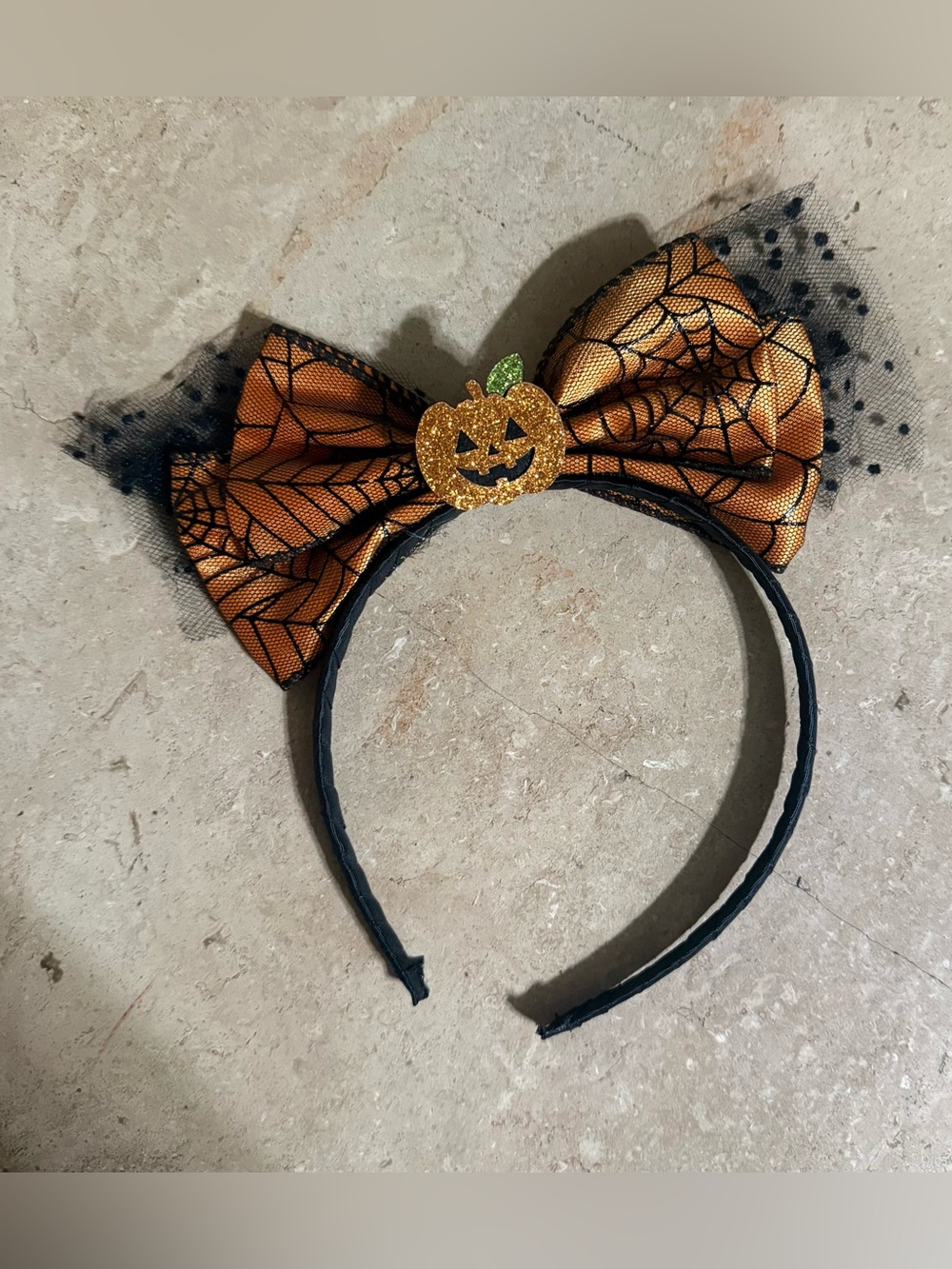 Girls Halloween Pumpkin Headband